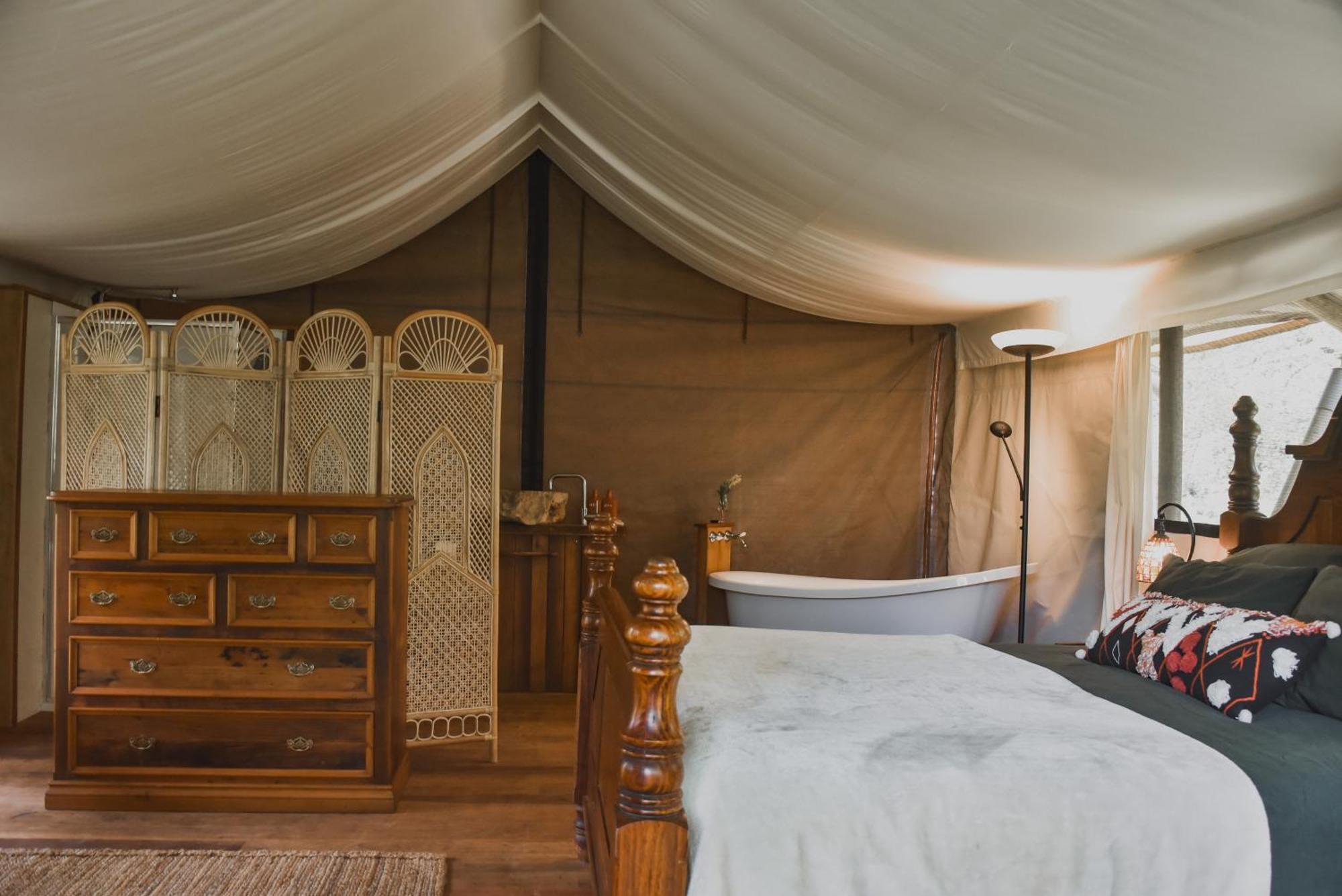 Silk Pavilions Glamping Mount Burrell Kültér fotó